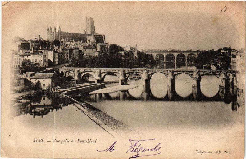 CPA ALBI - Vue prise du Pont Neuf (477604)