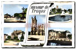 Modern Postcard Souvenir De Troyes