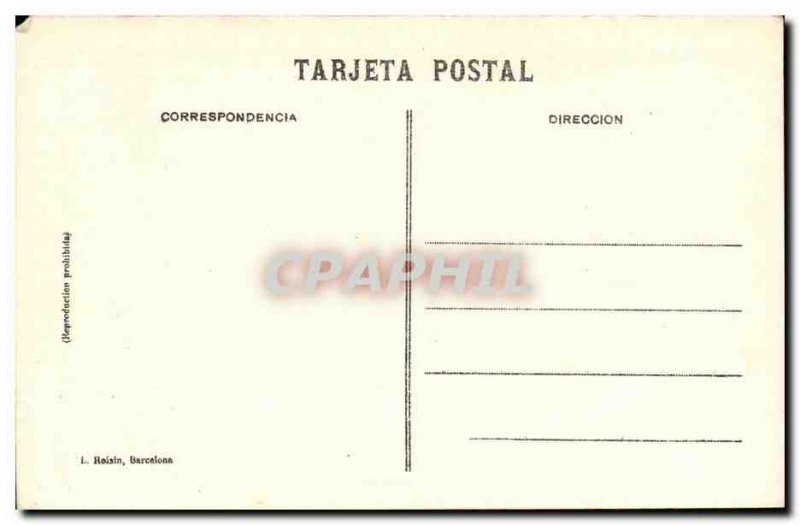 Old Postcard Sevilla Torre del Oro