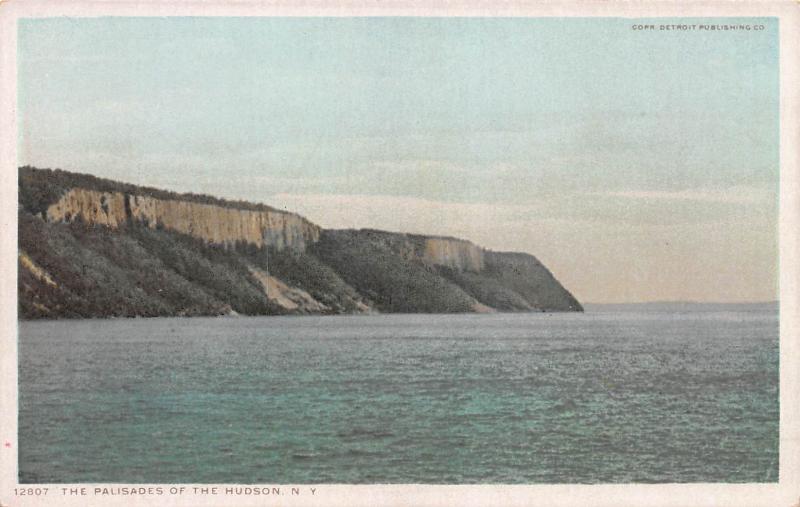 The Palisades of the Hudson, N.Y., Early Postcard, Unused