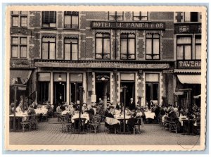 Belgium Postard Hostellerie Le Panier D'Or Grand Place c1930's Unposted