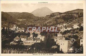 Old Postcard Royat Auvergne and the Puy de Dome