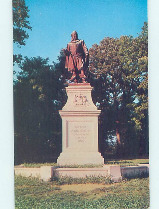 Pre-1980 MONUMENT SCENE Jamestown - Near Hampton & Newport News VA AE7395