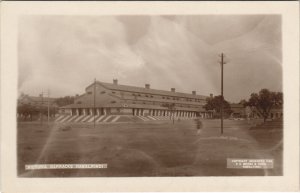 PC PAKISTAN, VICTORIA BARRACKS RAWALPINDI, Vintage REAL PHOTO Postcard (b43323)