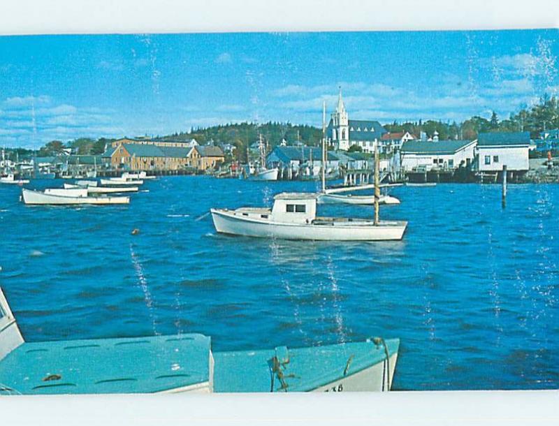 Pre-1980 PANORAMIC VIEW Boothbay Harbor Maine ME hp4562