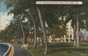 Postcard Pennsylvania Hotel West Palm Beach FL