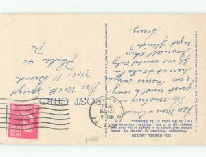 Linen BARREL CACTUS Postmarked Santa Fe New Mexico NM E6574