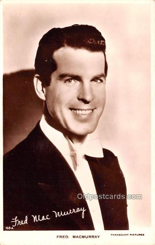 Fred MacMurray Movie Star Actor Actress Film Star Unused 