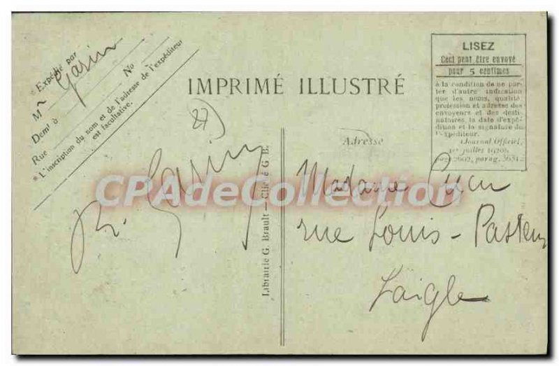 Postcard Old Verneuil Tour Grise