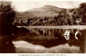c1920's Milliken's Pond Pinkham Notch New Hampshire NH RPPC Photo Postcard