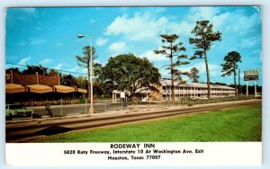 HOUSTON, TX Texas ~ Roadside  RODEWAY INN 1972 Harris County Postcard