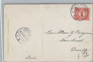 Netherlands Arnhem Velperplein Rijnstraat Vintage Postcard 01.42