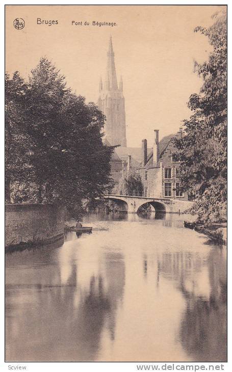 Pont Du Beguinage, Bruges (West Flanders), Belgium, 1900-1910s