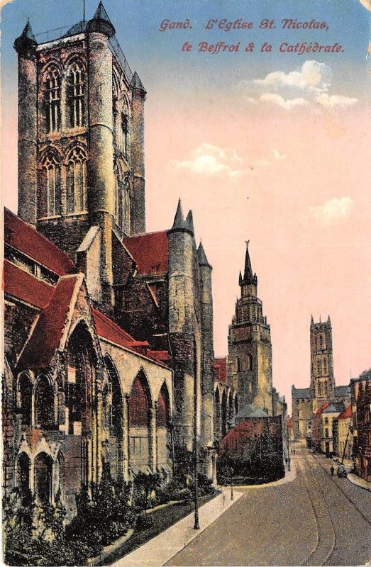 BG25965 gand l eglise st nicolas belgium