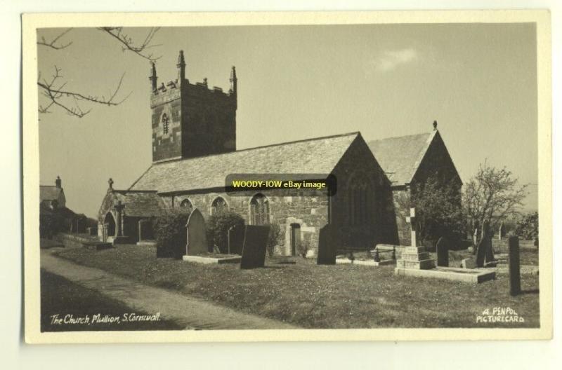 cu0675 - Mullion Church , Cornwall - postcard