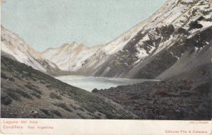 Argentina Laguna del Inca scenic 1900s postcard