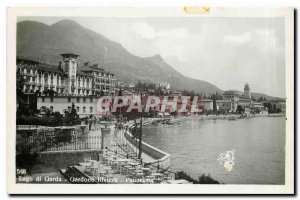 Modern Postcard Lago di Garda Gardone Riviera Panorama