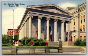 Dayton  Ohio  The Old Court House   Postcard
