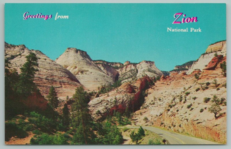 Utah~Zion National Park~Mt Carmel Highway~Two Million Dollar Highway~Vintage PC