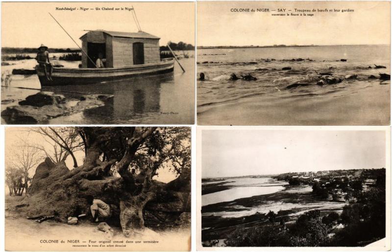 NIGER 20 CPA AFRIQUE Vintage AFRICA Postcards pre-1940