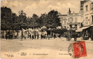 CPA Fontainebleau Place Denecourt FRANCE (1300071)