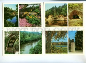 454008 USSR 1984 year Latvia Sigulda set of 16 postcards in original cover