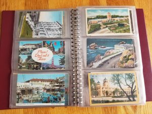 180 Vintage Post Cards in Post Card Album #1