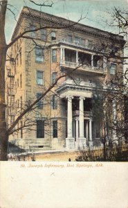 Postcard St. Joseph Infirmary in Hot Springs, Arkansas~127987