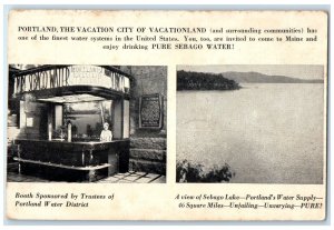 c1910's The Vacation City Vacation Land Multiview Portland Maine ME Postcard