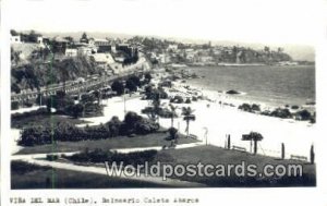 Real Photo Balneario Caleta Abarca Vina del Mar Chile, Chilean, de Chile Unused 