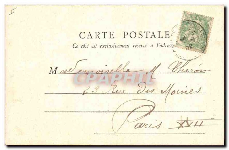 Old Postcard Rambouillet Avenue Cypres