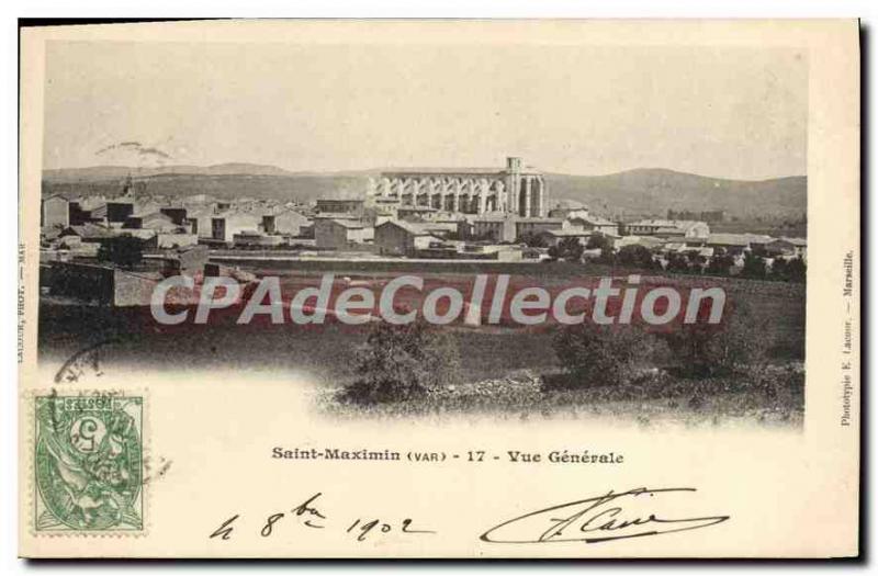 Postcard Old Saint Maximin Vue Generale