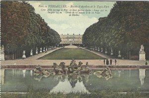 1907-15 Versailles, France Bassin d' Apollon et le Tapis-Vert Postcard