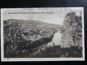 Germany: Rheingrafenstein mit Blick nach Munster am Stein c1921 - Old Postcard