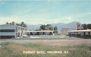 Chilliwack British Columbia Canada 1960s Postcard Stardust Motel