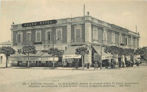 Postcard RPPC Photo Tunisia North Africa Grand Hotel roadside 22-14420