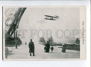 415346 Aviation FRANCE airplane Wright Eiffel tower Vintage RPPC Oranienbaum