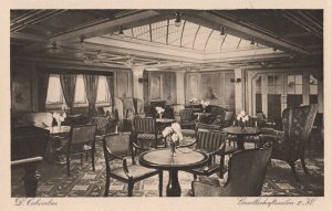 Postcard Ship D Columbus Gesellschaftssalon II