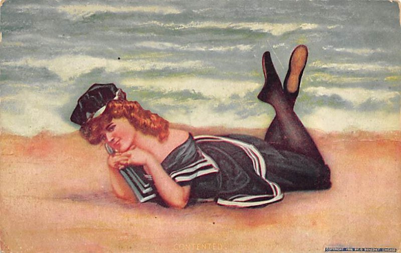 Beauty Bathing Beauty 1907 Missing Stamp 