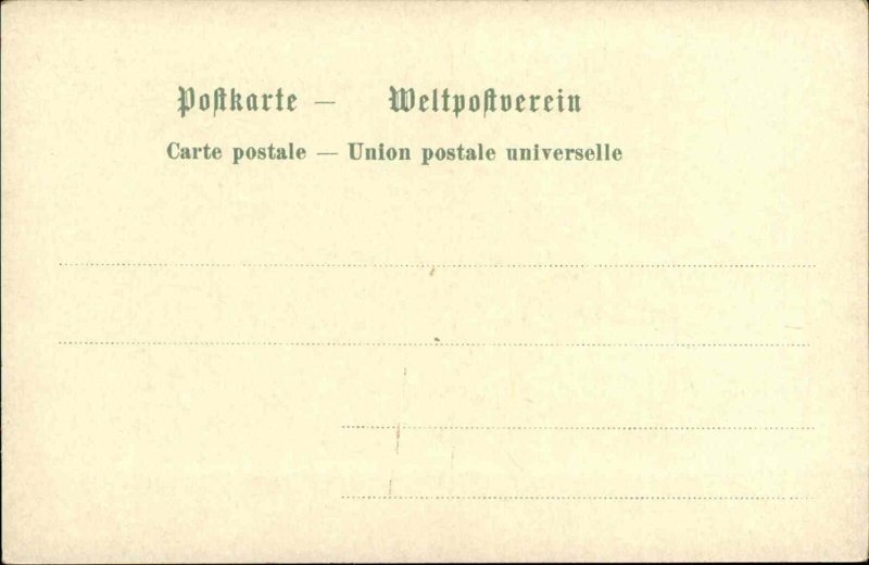 Kohl Schwarzburg Rudolstadt Germany Heraldic Crest c1910 Postcard