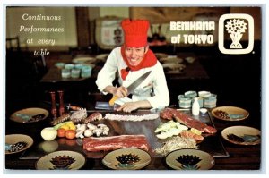 c1960 Benihana Tokyo Paxton Street Chef Harrisburg Pennsylvania Vintage Postcard