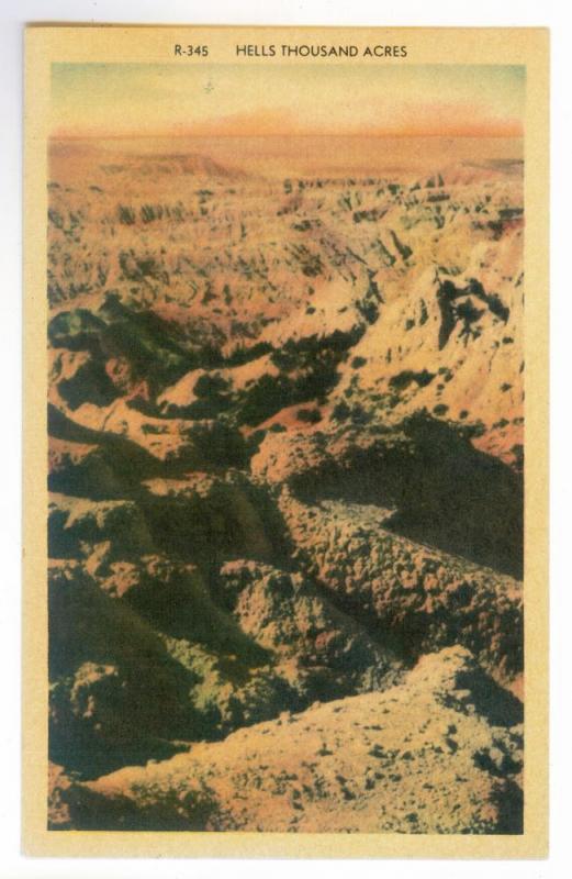 Hell's Thousand Acres, Black Hills, South Dakota, unused PPC