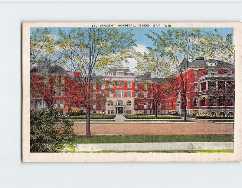Postcard St. Vincent Hospital, Green Bay, Wisconsin