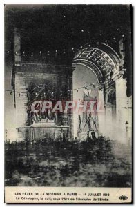 Old Postcard The Feasts of Victory in Paris July 14, 1919 The Cenotaph the ni...