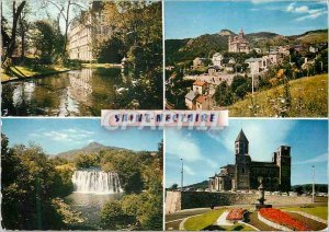 Modern Postcard Saint Nectaire (D P) Bassin des Cygnes Vue Generale waterfall...