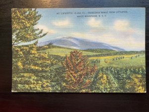 Vintage Postcard 1930-1945 Mt. Lafayette Franconia Range White Mountains NH