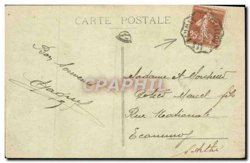 Old Postcard Semur Vue Prize Du Bas Du Viaduc