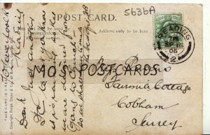 Genealogy Postcard - Parsons - Fairmile Cottage - Cobham - Surrey - Ref 5636A