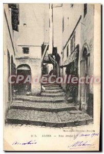 Postcard Old Algiers Arab Street