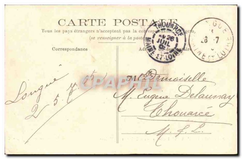 Chenehutte-les-Tuffeaux - Old Postcard -The Chateau de l & # 39Eglise